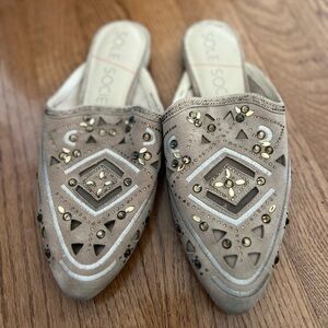 Sole Society Peace Jeweled Mules